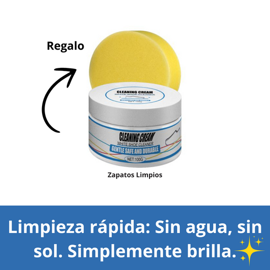 Crema Blanca Para Limpiar Zapatos